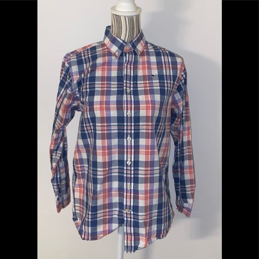 VINEYARD VINES BOYS DRESS SHIRT SIZE L (16-18) NWOT